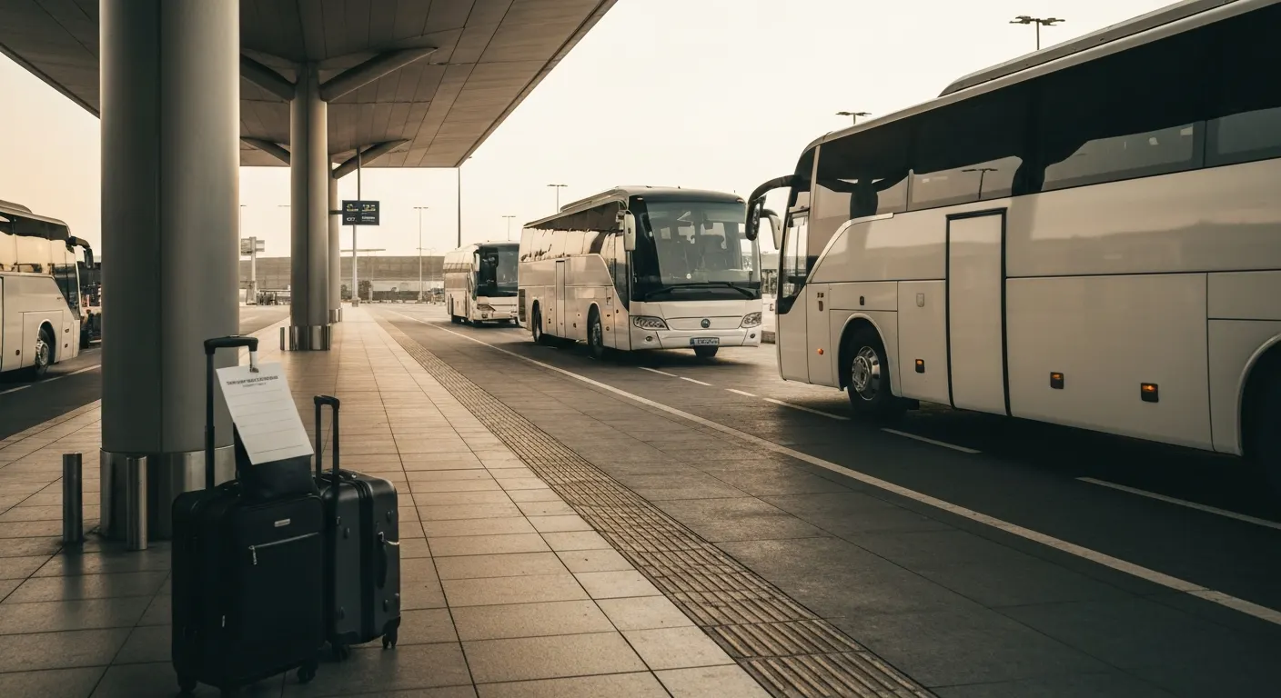 Jak znaleźć autokar transferowy po wyjściu z lotniska i co zrobić, gdy go nie ma?